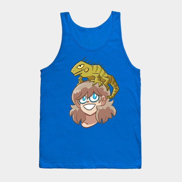 Iguana on your head! Tank Top by damnyouwillis